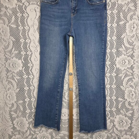 Free People Raw Hem Skinny/Straight Jeans 61502-16515125 sz 30 - Picture 2 of 13